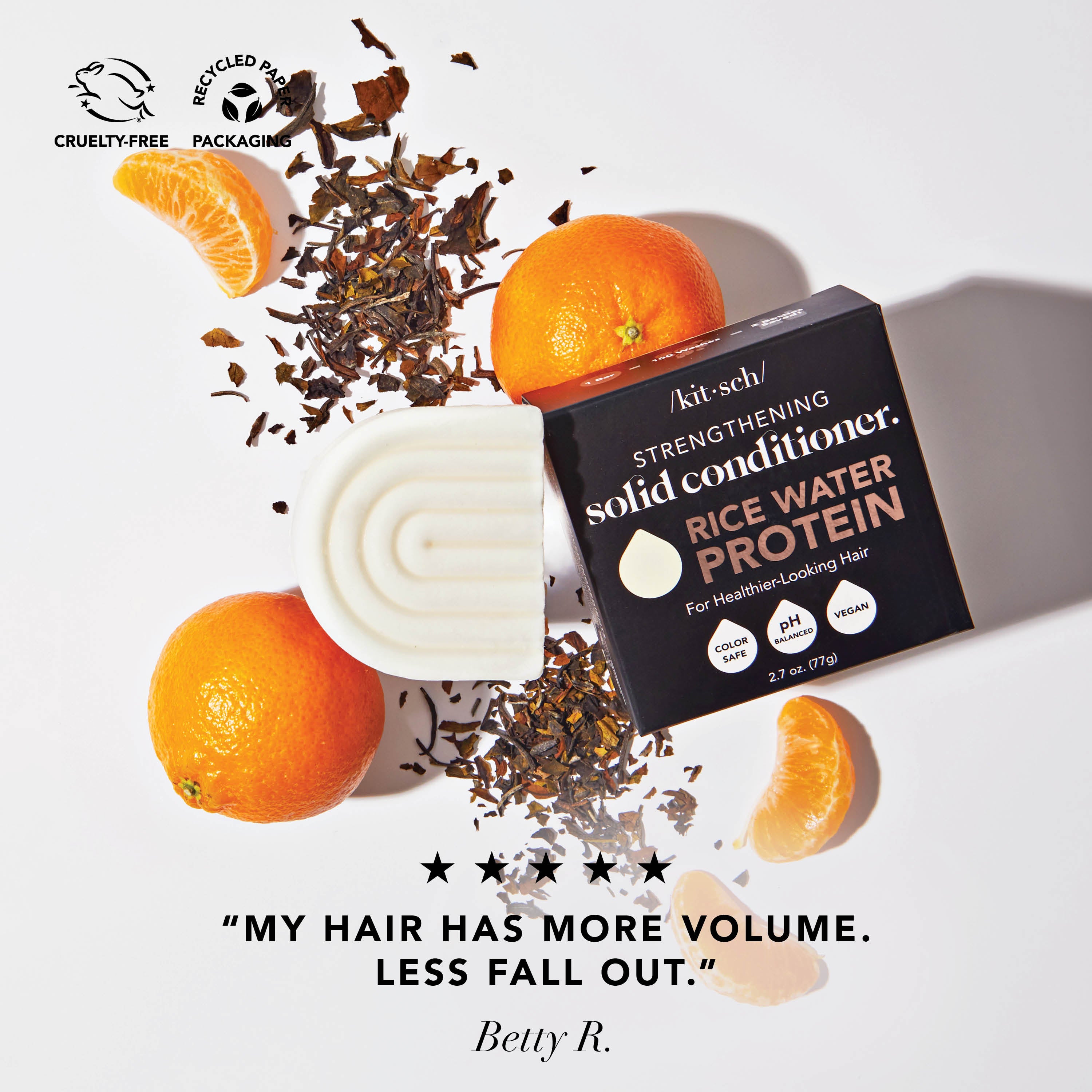 Alternative view of Rice Water Conditioner Bar for Hair Growth