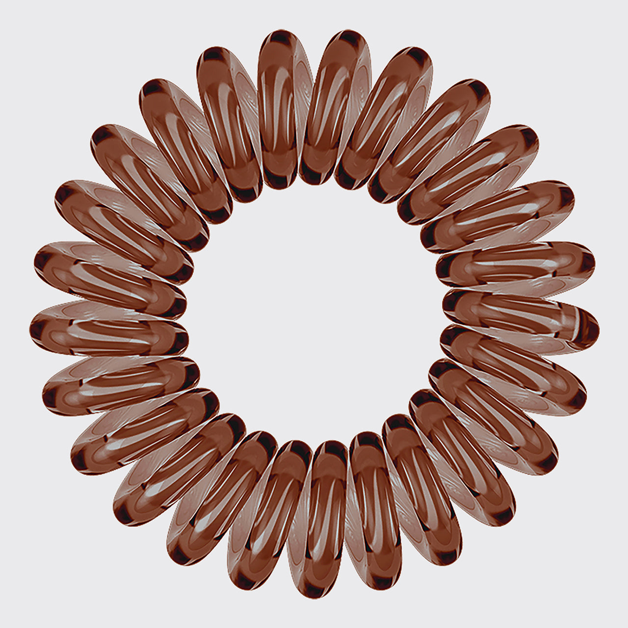 Alternative view of Brunette Spiral Hair Ties 8pc Set