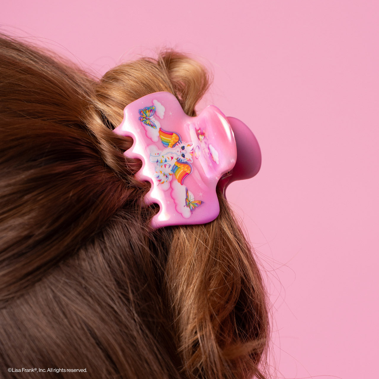 Alternative view of Lisa Frank x Kitsch Cloud Clip in Angel Kitty