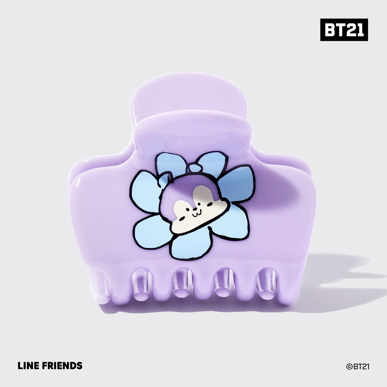 Alternative view of Kitsch x BT21 Cloud Claw Clip in MANG