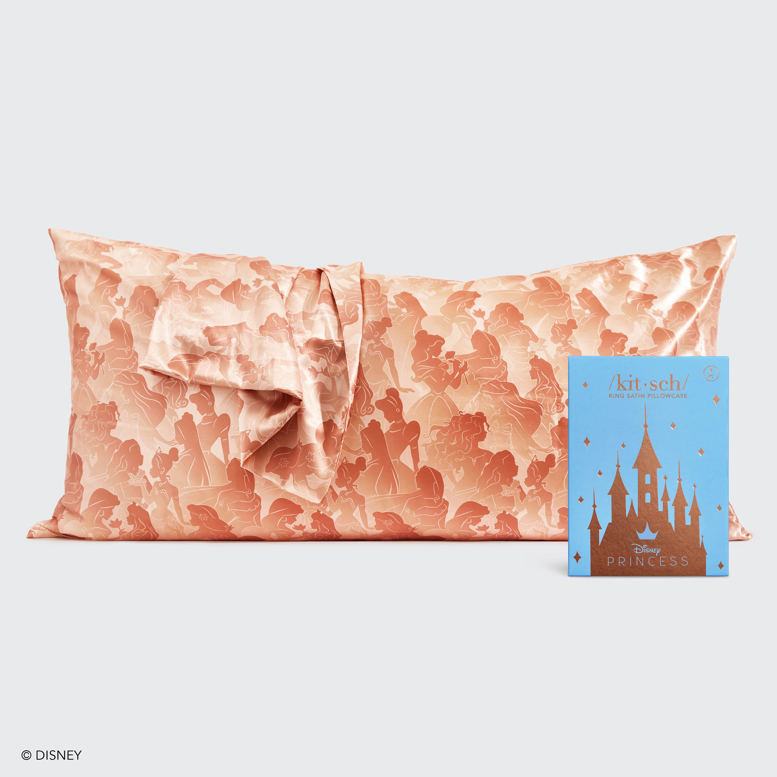 Kitsch x Disney Princess Satin Pillowcase in Disney Princess - King